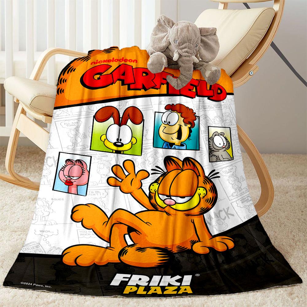 Garfield's Cozy Adventure Blanket Soft Warm Cozy Great for Seaside Picnics Sofa for All Occasions Stylish Decor Gifts For Family Or Friends