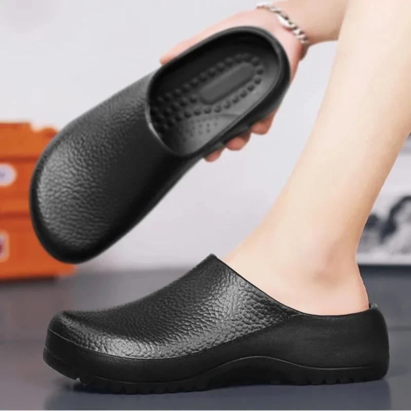 Comfortable, light and waterproof Chef shoes, suitable for Hotel restaurants, Hospital kitchen safety shoes,non-slip sandals