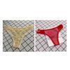 Charming !!! Women Sexy Lace Panties Low-waist Thong Underwear Solid Color Female G String Temptation Intimates
