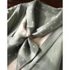 Women's Elegant Mock Layer Knit Sweater with Scarf Collar