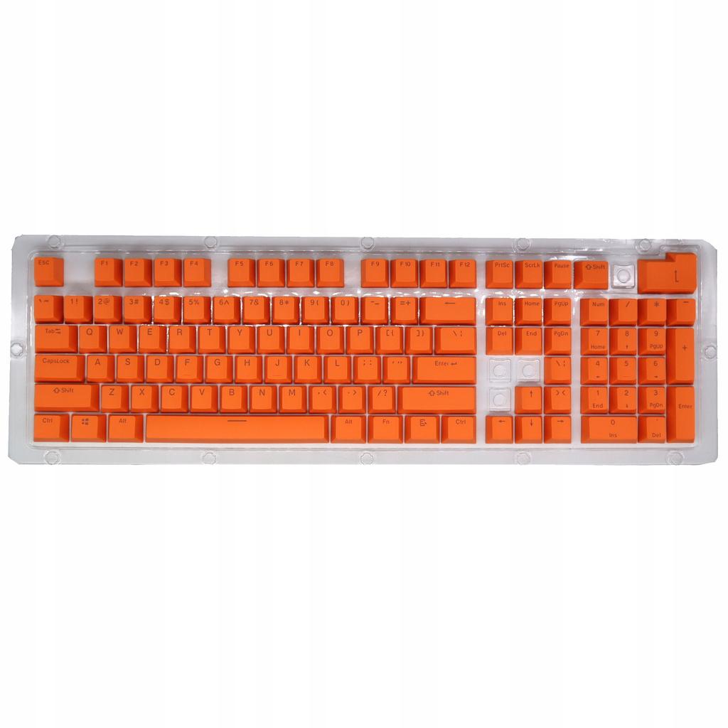 KEYCAPS Standard Orange Keycaps for Profile Mechanical Keyboards