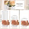 Glass Cylinder Vases Clear Ribbed Bud Vases for Centerpieces Weeding Decoration, 4 inch 6 Inch 10 Inch Tall Clear Flower Vases