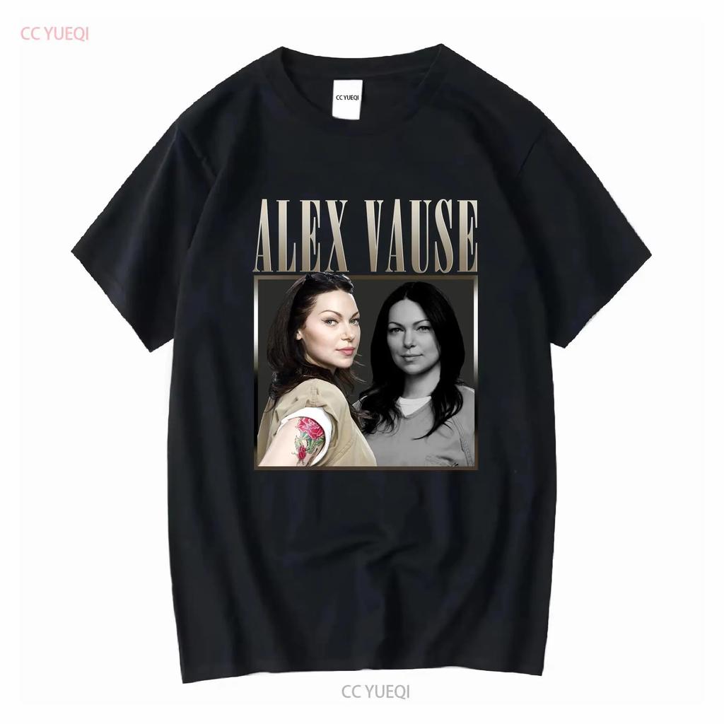 Alex Vause Vintage T shirt SweaT 90s s Laura Prepon Vintange long or short sleeves vintage Washed Casual fashion Stretched
