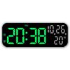 1PC Digital Alarm Clock Temperature and Date Week Display Night Mode Table Clock Voice Control 12/24H Electronic LED Alarm Clocks