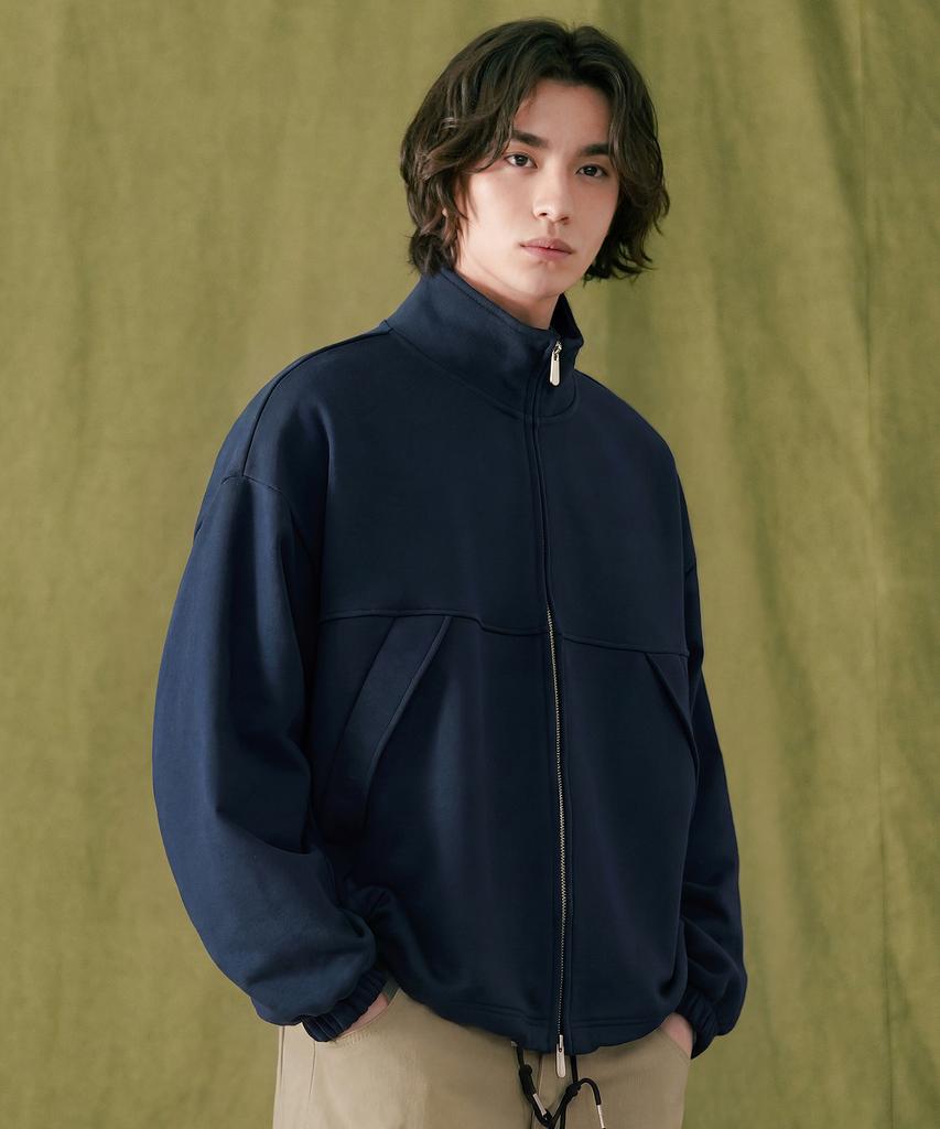 Wv Project Flip Pocket Stand Zip-Up Navy Mmot7846