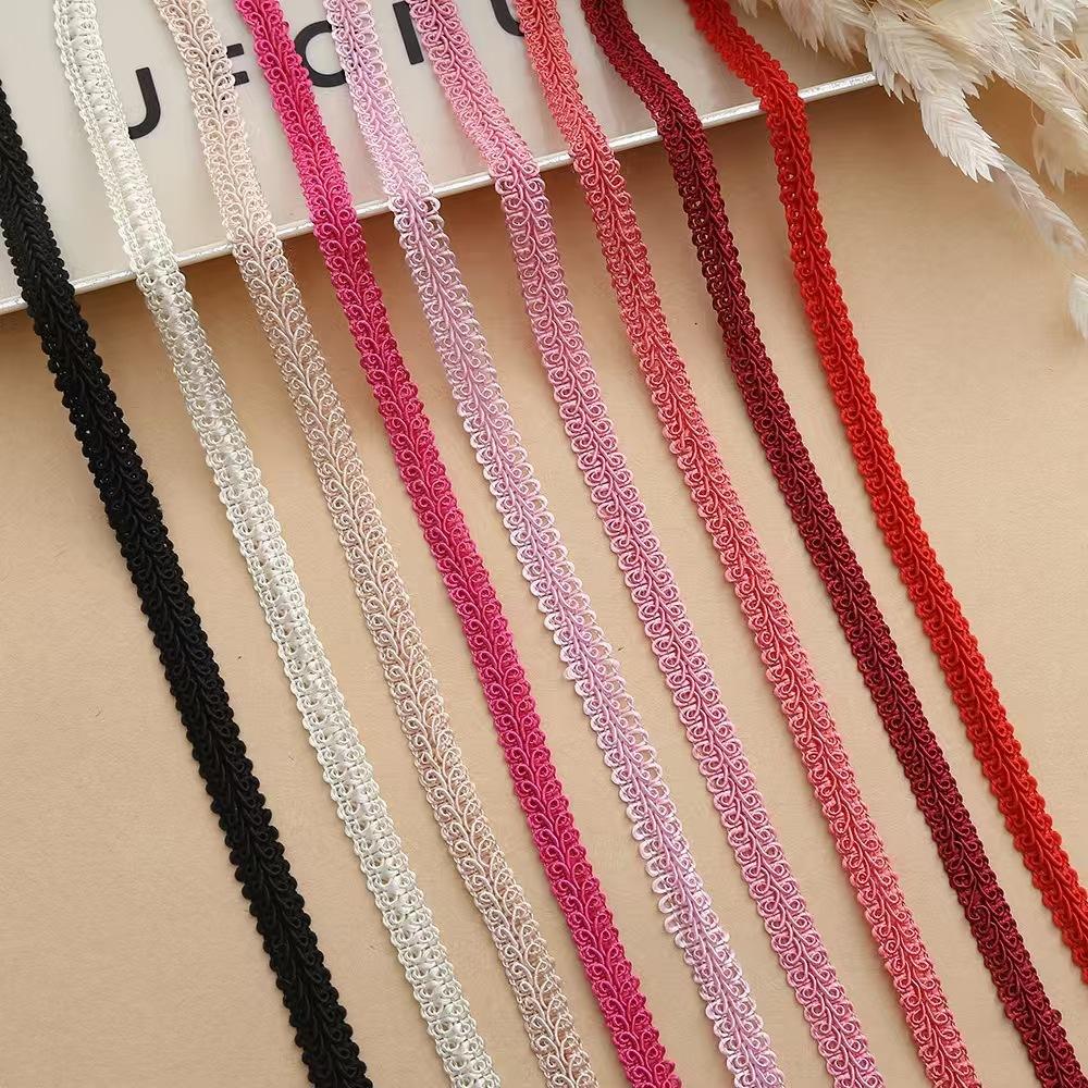 40 Yards Braided Lace Wedding Decoration Fabric Curve Lace Trim Ribbon DIY Craft Sewing Accessories Centipede Lace Wholesale