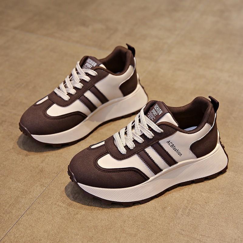 Heel height 5.5 cm Autumn Forrest Gump shoes Trendy versatile casual shoes Platform sneakers