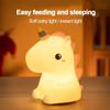 Capybara Silicone Night Light Cute Panda Rechargeable Adjustable Brightness Timing Rechargeable Sleep Nightlights For Kids Room