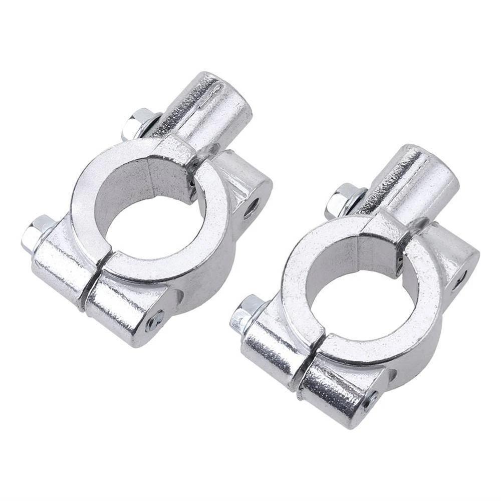 Motorcycle Mirror Mount 1PC M8 M10 22mm 25mm Modification Rearview Mirror Seat Moto Mirror Bracket Adapter Handlebar Bracket