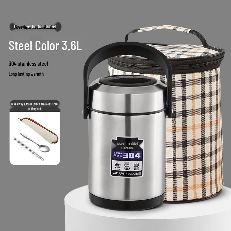 Durable Vacuum Insulated 304 Stainless Steel Lunch Box with Lid