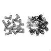200 Pieces Metal Bra Strap Adjustment Slider Ring Fig 8 9 Making 20mm