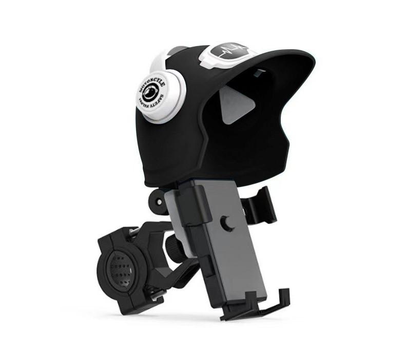 360 Rotation Universal Phone Bike Mount for Handlebar and Rearview Mirror Rainproof Sunshade Bicycle Motorcycle Phone Holder