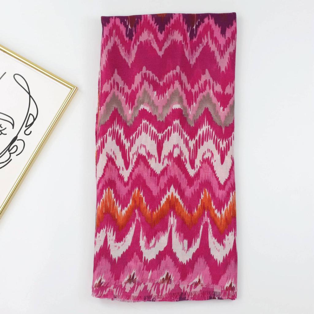 2024 Spring And Autumn Winter New Cotton And Hemp Long Thin Scarf Travel Versatile Sunscreen Warm Shawl For Women