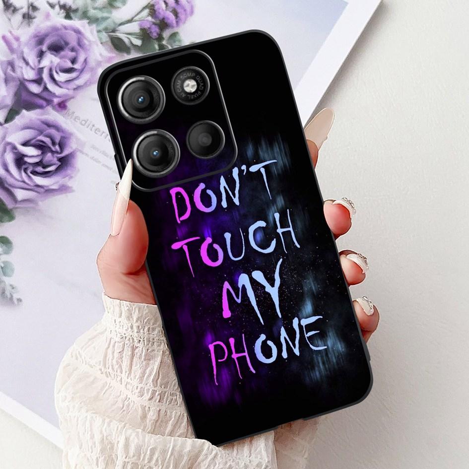 Silicone Case For Motorola Moto G15 G75 2024 Cover Cute Panda Lion Shockproof TPU Phone Cases For MotoG15 MotoG75 G 75 G 15 Etui