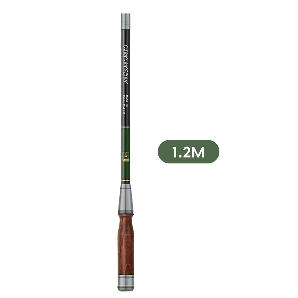 1.2M-2.7M Portable Carbon Retractable Fishing Rod Pen-Style Small Stream Fishing Rod Hand Pole Outdoor Fishings Gear
