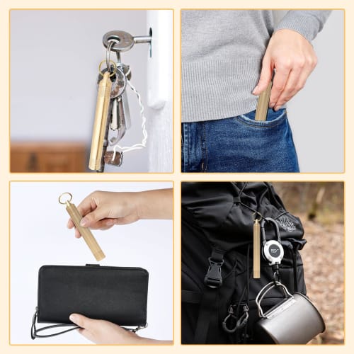 Coollooda Portable Toothpick Holder, Toothpick Case, Toothpick Organizer, Toothpick Storage Case with Lid, Lightweight and Convenient for Travel