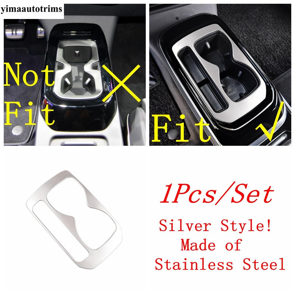 For VW Volkswagen ID.4 ID4 - 2025 Car Gearbox Water Cup Holder Panel Head Light Air Cover Trim Stainless Steel Accessories