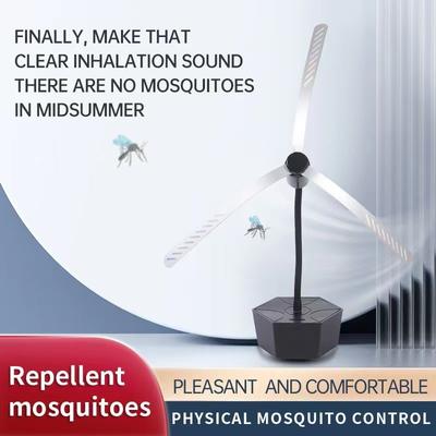 Fly Repellent Fan Electric Fly Fan Automatic Bugs Repellent With Soft Blades for Restaurants Table Picnic BBQ Camping