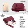 Hot Sale Small Square Bag Women's Crossbody Bag Shoulder Bag Arm Lift Temperament Solid Color Women's Bag Small Satchel Bag Mobile Phone Bag