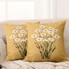 1 Pieces Boho Daisy Floral Throw Pillow Covers Pattern Cushion Cover Suitable For Sofa Bedroom Car Pillow Cover