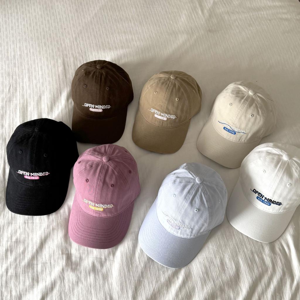 Embroidery Letters Spring And Summer Baseball Caps For Men And Women, Curved Brims To Show The Face, Small Peaked Caps, Trendy And Versatile