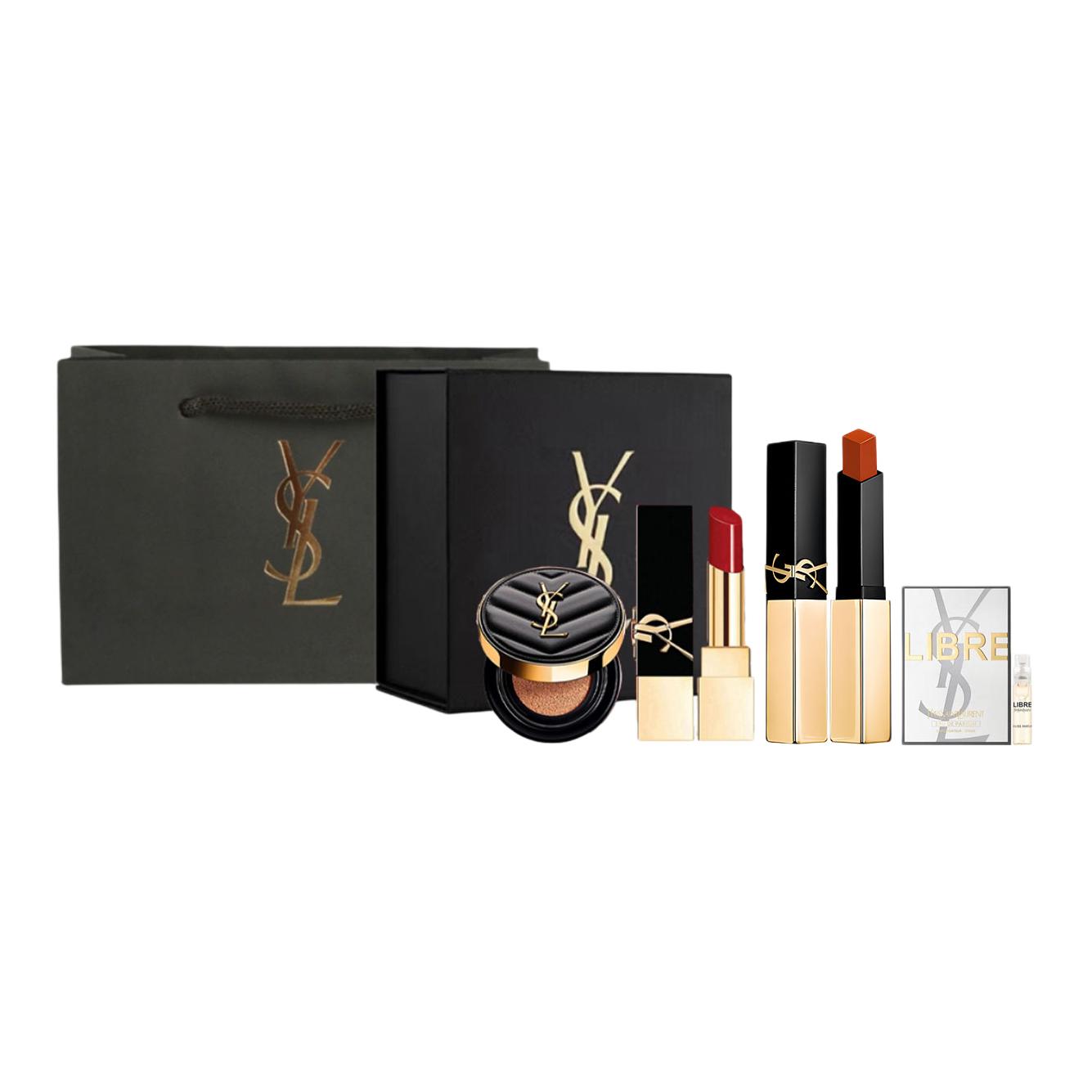 SAINT LAURENT Goddess Beloved Подарочный набор Наборы для макияжа Легко растушевывается Очищающий Вельветовый Сатиновый Натуральный Матовый Финиш Нежный
