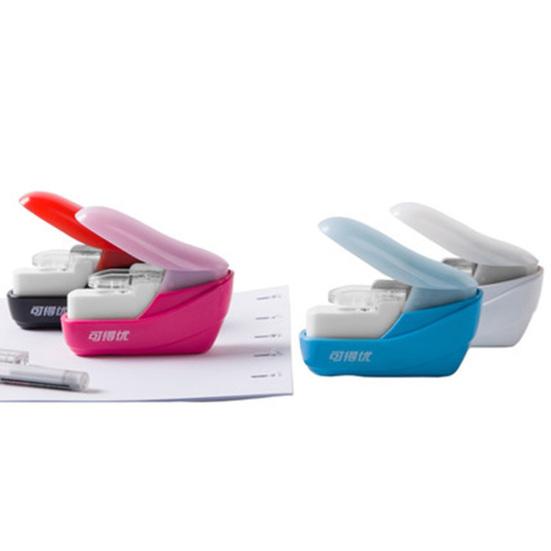 No Nails Stapler Ergonomic Labor-saving No Damage Binding Multi-use Paper Stapling Plastic Stapling Machine Student Book Stapler Office Supplies