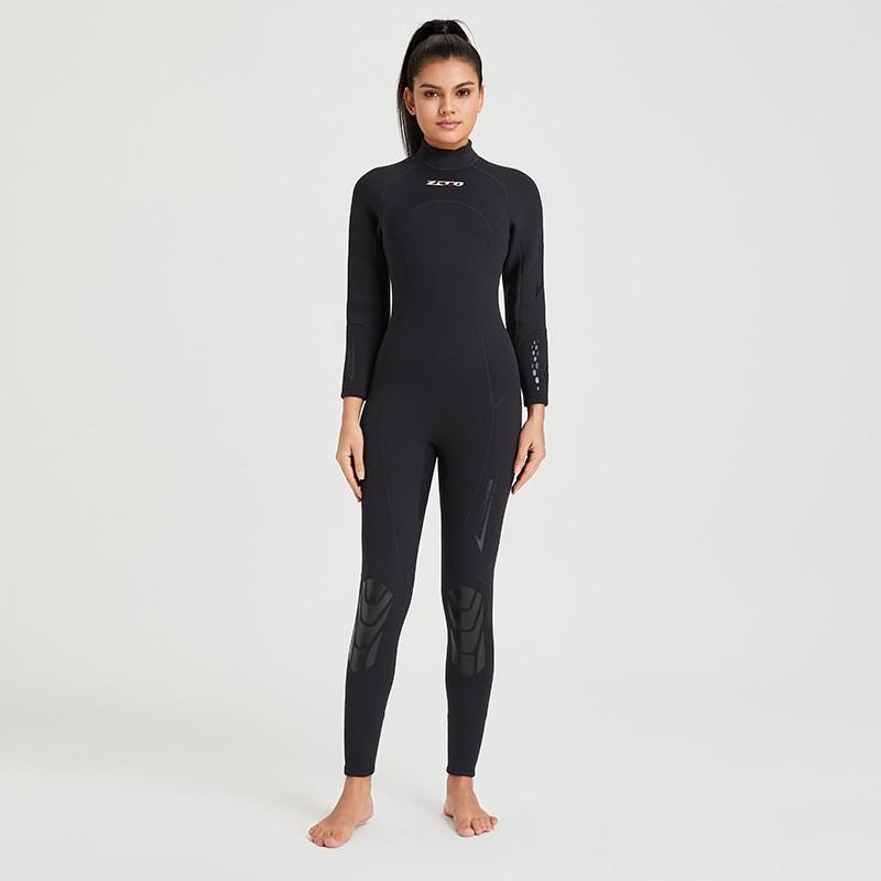 3mm Neoprene Full Wetsuit Men Women - Warm Water Sports Suit Snorkeling Swimming Surfing Jellyfish Protection