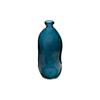 Dame J GLASS VASE 35cm Blue RECYCLED