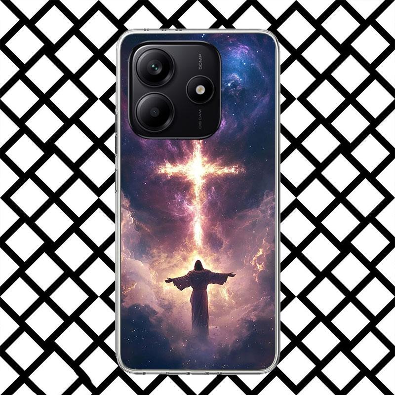 

Jesus Bible Phone Case for Xiaomi Redmi Note 15 14 14S 13 12 12S 11 Pro Plus 11E 11T 11S 10S 5G Soft Cover Fundas Redmi Note 14 Note 15 Pro Plus