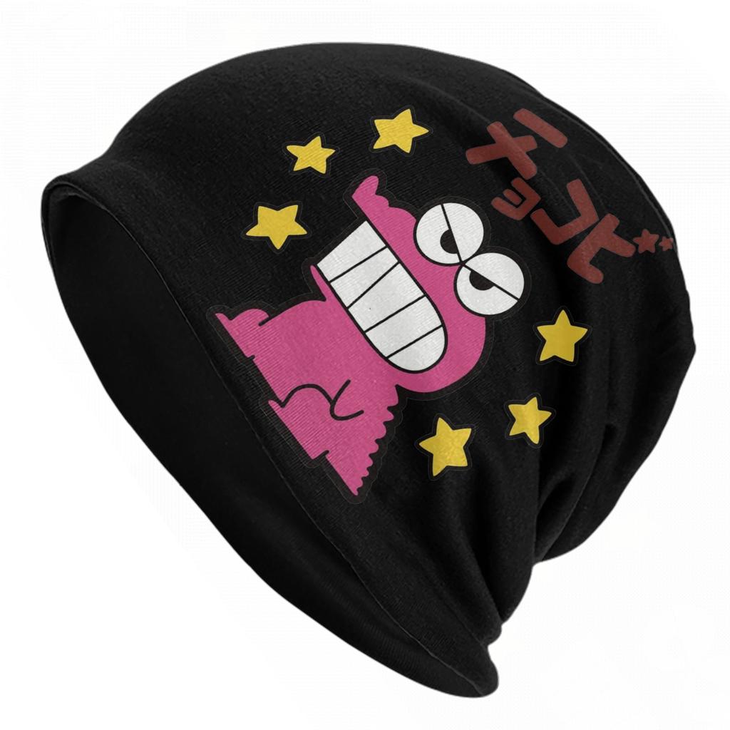 Crayons Shin-chans Crocodile Dinosaur Chocolate Caps Hip Hop Men Outdoor Skullies Beanies Hats Warm Dual-use Bonnet Knit Hat