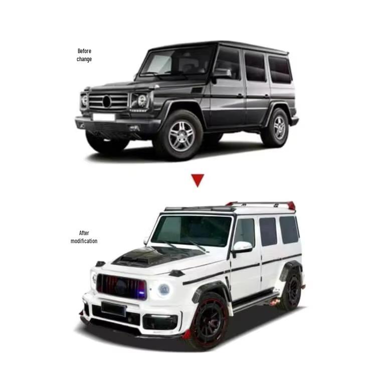 Comprehensive Body Kit: Front and Rear Bumpers, Hood, and Fenders for All Models