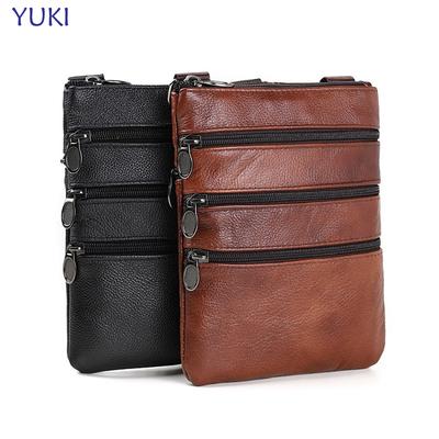 Männer Neue Mode Leder Tasche Schulter Tasche Casual Schulter Messenger Tasche