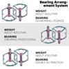 WEST BIKING Aluminum Alloy Bicycle Pedals Double DU Bearing 3 Perrin Chromium-molybdenum Steel Shafts MTB Road Bike Accessories
