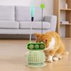 Wear Resistant Cat Spinning Wheel Toy Detachable Cat Anti Itch Toy Cat Teaser Stick  Training
