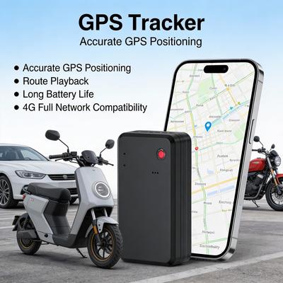 Strong Magnetic 4G GPS Tracker with Ultra-Long Battery Life - Anti-Theft for Cars, Homes, Boats & More (Wireless Bait Boat & Cab Security)