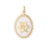 18K Gold Plated Stainless Steel Beach Pendant Charm for DIY Necklace & Bracelet Jewelry