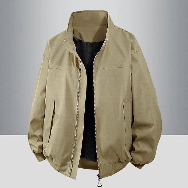 

Мужская куртка, повседневная и модная, с воротником-стойкой, куртка для занятий спортом на открытом воздухе, ветрозащитная куртка для альпинизма XXXXL дубильная кора