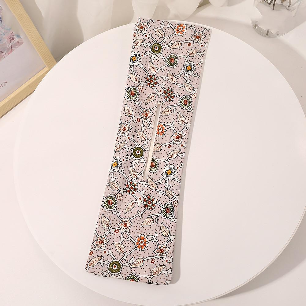 Multicolor Deft Bun Print Headband Hairpin for Women Girl Cloth Hair Circle Bun Maker Ponytail Holder Hair Braided Accessories