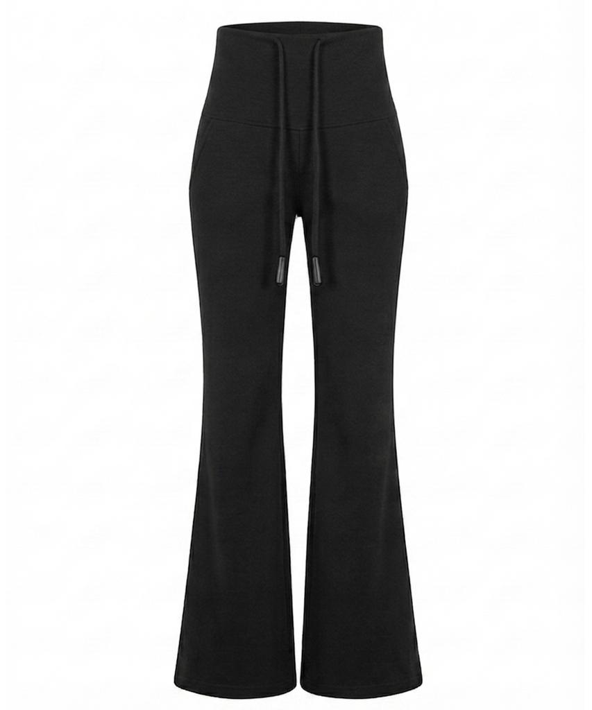 BBAEBBAE Flank Cover Two-Way Folding Waist Bootcut Training Sweatpants 2 Colors