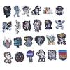 50Pcs Spaceman Spaceport Skateboard Stickers Laptop Luggage Decals Sticker
