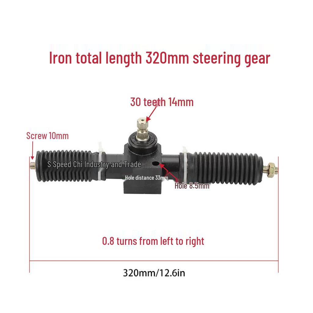DIY Go-Kart & ATV Steering Gear: Iron & Aluminum Accessories
