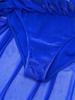 Womens Belly Dance Outfit Halter Backless Crop Top Split Mesh Skirt Sequin Tassel Metallic Party Wear