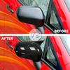 For Honda CIVIC 8th 2005-2011 Car Rearview Side Mirror Cover Wing Cap Exterior Door Housing Shell Trim Frame Sticker