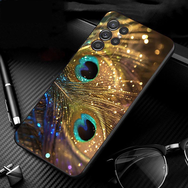 Phone Case For Samsung Galaxy S26 S25 S24 S23 S22 S21 Ultra S24 S23 S22 S21 S25 Plus S24 FE Peacock Bird