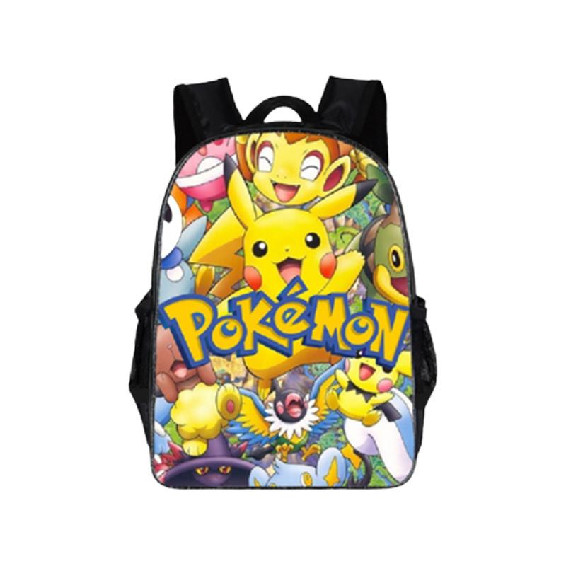 Lightweight Pokemon Backpack Perfect For Boys And Girls With Multiple Compartments