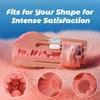 Männlicher Masturbator Realistische Vagina Pocket Pussy Masturbationsbecher mit 3 Saug- und 10 Vibrations-Sexspielzeugen für Erwachsene für Männer