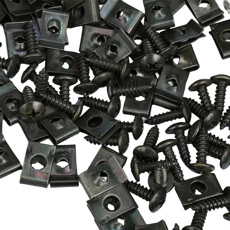 Self-tapping Screws Car Metal Screw Fastener Clips Screw M5 Anti-rust Screw for Car Motorcycle Scooter ATV Moped E-bike