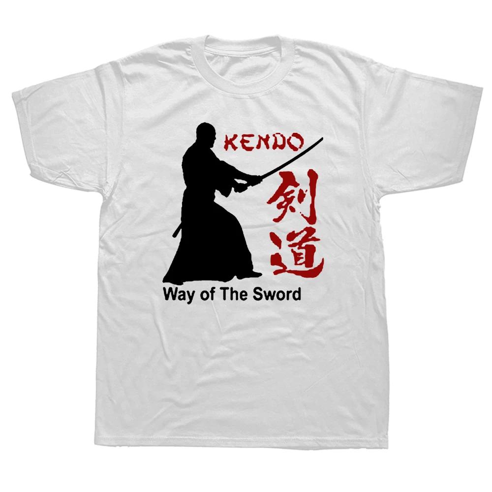 Funny Kendo Way of The Sword Japan Martial Art T Shirts Birthday Gift Graphic Streetwear Short Sleeve Father Day Husband T-shirt