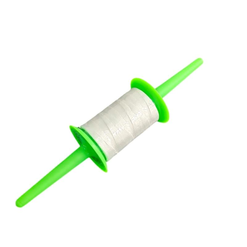 3PCS Ergonomic Kites Line Spool 150M Heavy Duty Polyester Thread AntiSlip Grip Kites String Reel for Family Activity